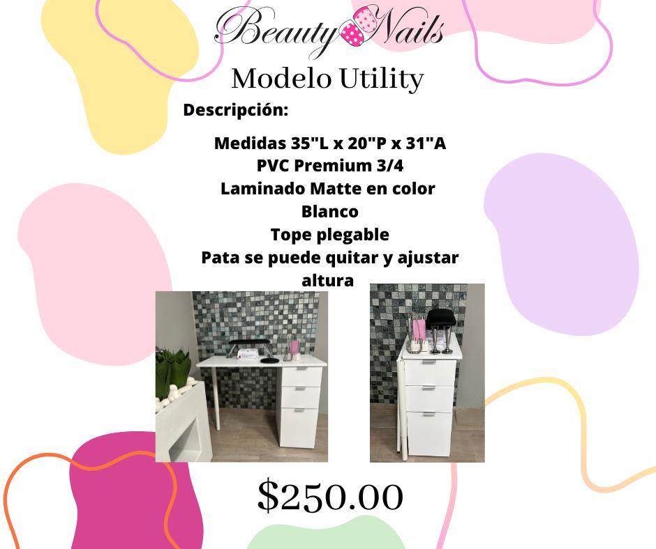 Mesa para uñas - Modelo Utility