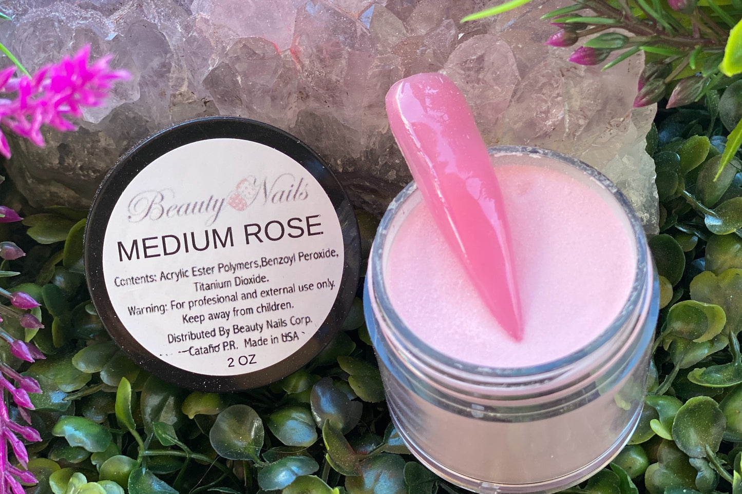 Medium rose Acrylic