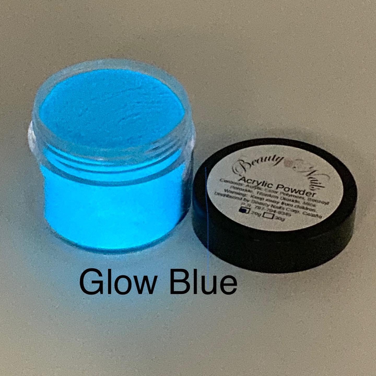 Glow blue 1 oz