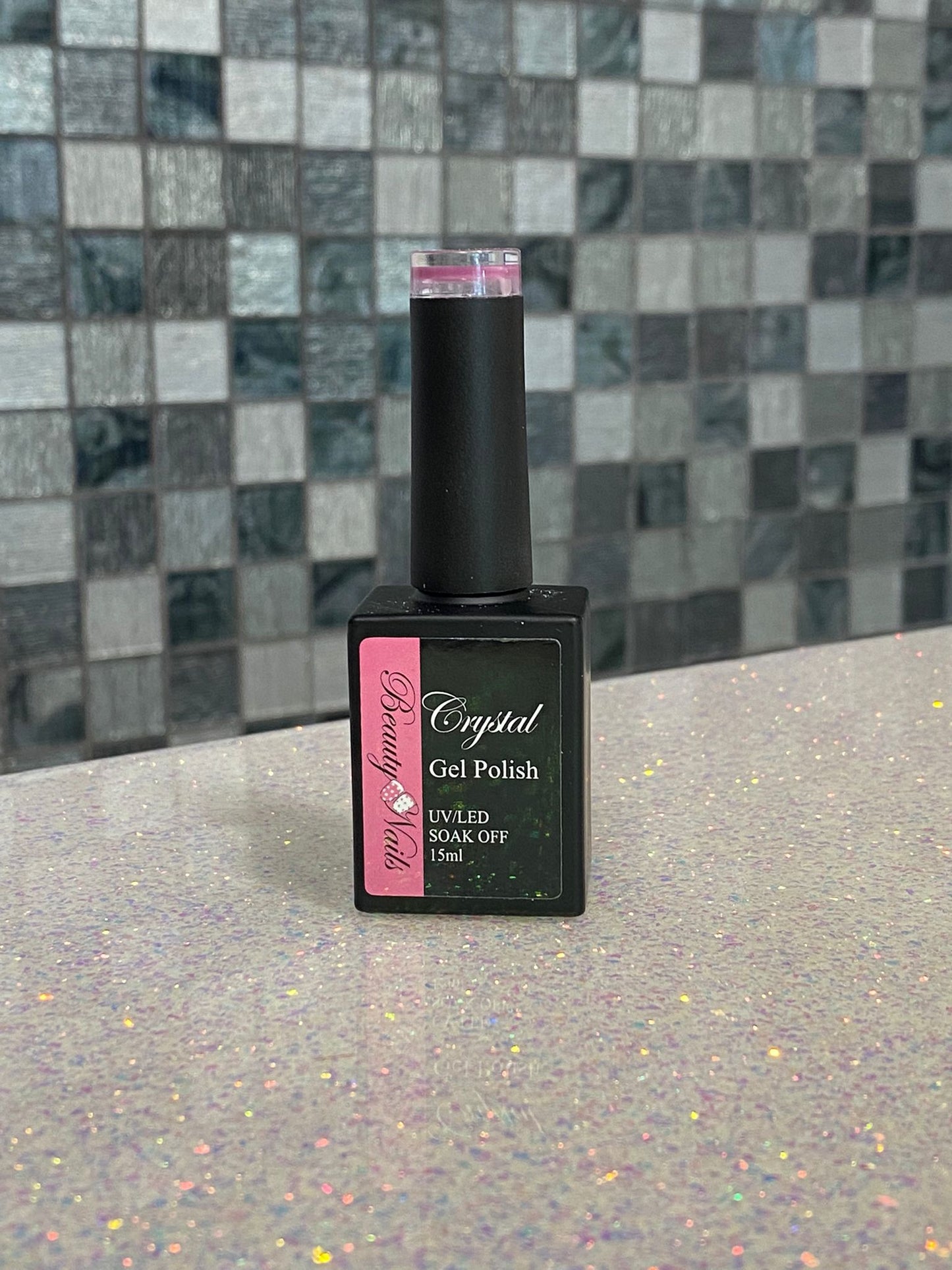 Crystal Gel polish mauve