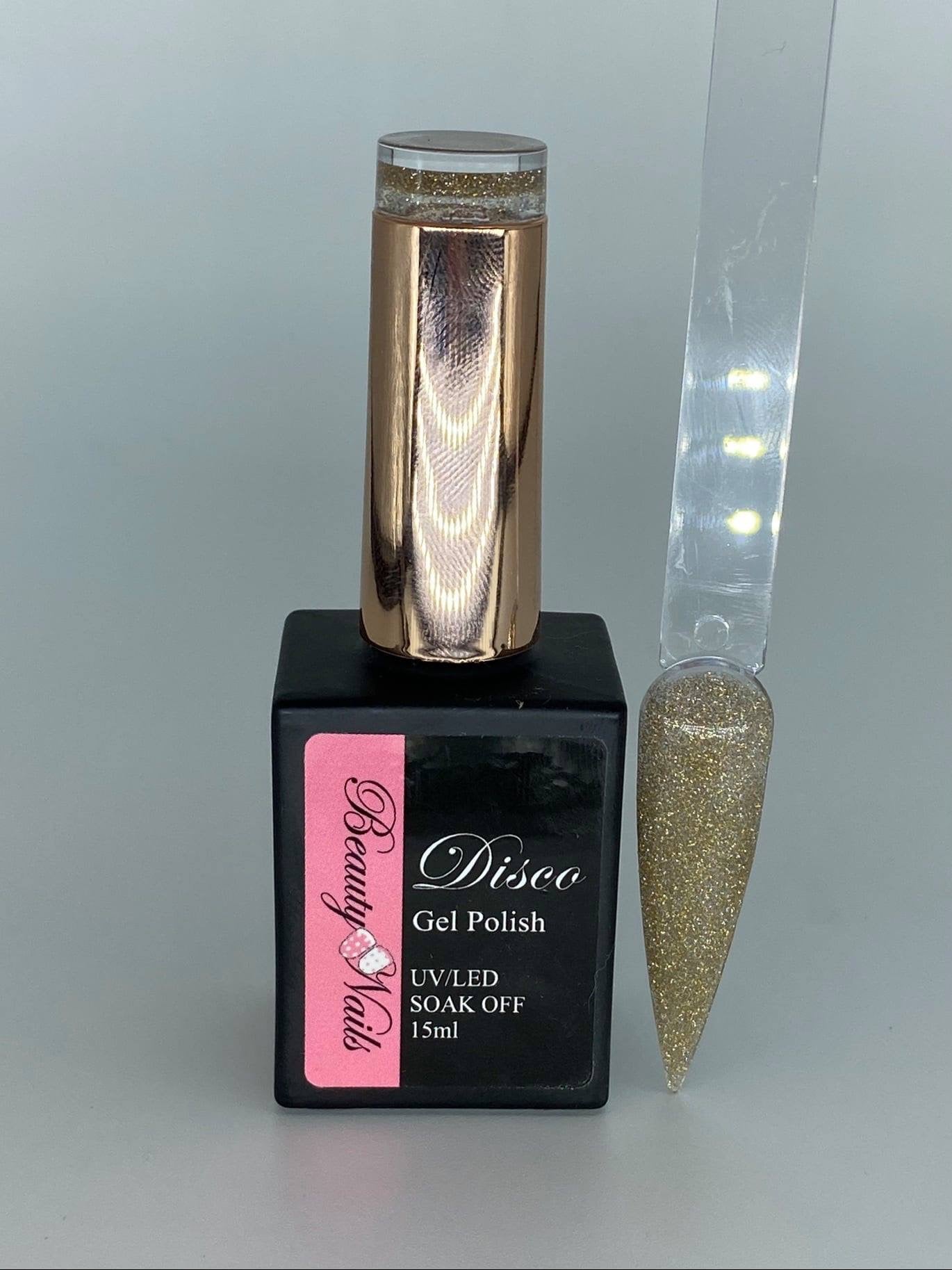 Disco gel polish GOLD