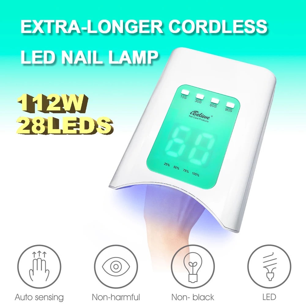 112W HIGH POWER CORDLESS LED LAMP NAIL