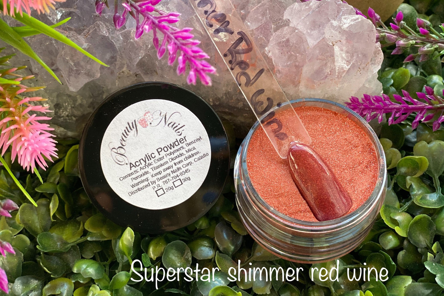 Superstar Shimmer Red Wine