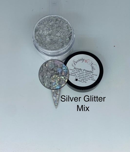 SILVER GLITTER MIX